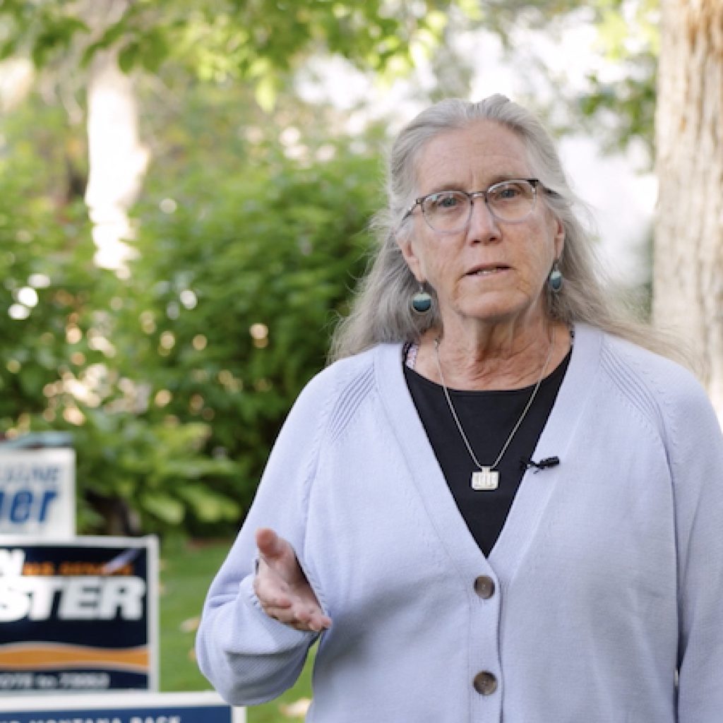 Jane Weber talks about getting out to vote